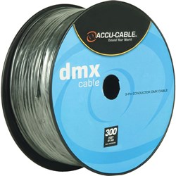 American DJ AC3CDMX300 300 ft (91m) Spool 3-Pin DMX Cable