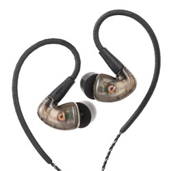 Audiofly AF110 Mk2 In-Ear Monitors w/ Super-Light Twisted Cable (Smoky Grey)