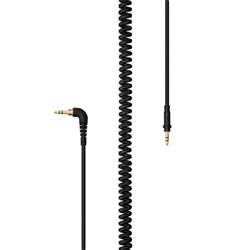 AIAIAI TMA-2 C04 Coiled Woven Cable w/ Adaptor 1.5m (Black)
