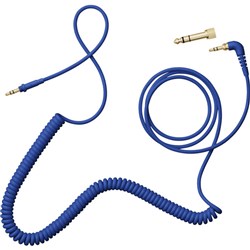AIAIAI TMA-2 C08 Coiled Cable w/ Adaptor 1.5m (Blue)