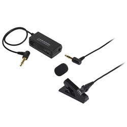 Audio Technica AT9903 Mono Mini Electret Condenser Lapel Mic for Digital Recording