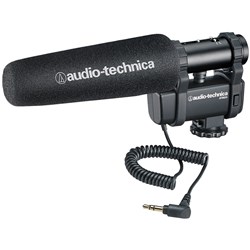 OPEN-BOX Audio Technica AT8024 Stereo/Mono Camera-Mount Mic