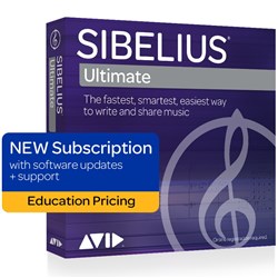 Avid Sibelius Ultimate 1-Year Subscription (EDU Student/Teacher Version)