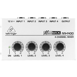 OPEN BOX Behringer Micromix MX400 4-Channel Line Mixer