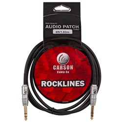 Carson Rocklines TRS - TRS Balanced Audio Cable (6ft)