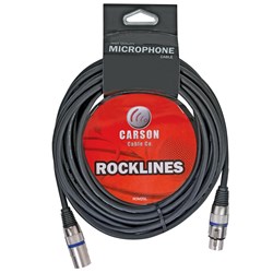 Carson Rocklines Balanced Cable XLR Female to XLR Male (20ft)