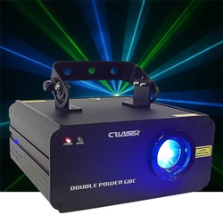 CR Double Power Green, Blue, Cyan Laser (50mw G + 500mw B)