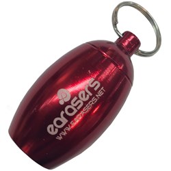 EARasers Musician's HiFi Earplugs w/ Keyring (Large) (Red Canister)
