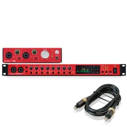 Focusrite Clarett 2Pre USB Audio Interface Pack w/ Clarett OctoPre & ADAT Cable