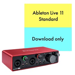 Focusrite Scarlett 2i2 Gen 3 2-in/2-out USB Audio Interface w/ Ableton Live 11 Standard