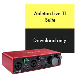 Focusrite Scarlett 2i2 Gen 3 2-in/2-out USB Audio Interface w/ Ableton Live 11 Suite