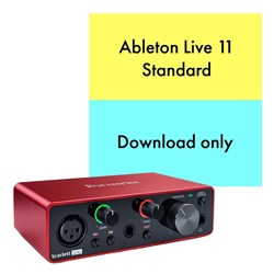 Focusrite Scarlett Solo Gen 3 2-in/2-out USB Audio Interface w/ Ableton Live 11 Standard