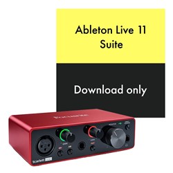 Focusrite Scarlett Solo Gen 3 2-in/2-out USB Audio Interface w/ Ableton Live 11 Suite