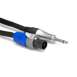 Hosa SKT203Q Edge Neutrik speakON to 1/4" TS Speaker Cable (3ft)