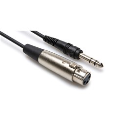 Hosa STX-105F XLR(F) to 1/4" TRS Balanced Interconnect Cable (5ft)
