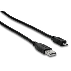 Hosa USB-203AC Type-A to Micro-B High Speed USB Cable (3ft)