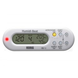 Korg Humidi-Beat Metronome w/ Humidity & Temperature Detector (White)