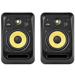 KRK V8 S4 Powered 8" Studio Monitors (Pair) (Black)