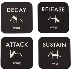 Moog ADSR Coaster Set (4-Pack)
