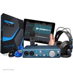 PreSonus AudioBox iTwo Studio Pack w/ USB & iPad interface, M7 Mic HD7 Phones & Studio One