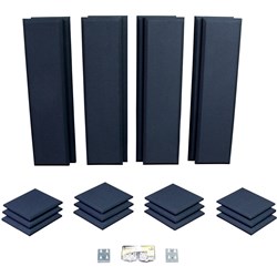 Primacoustic London 10 Room Kit 20-Pack-12 Scatter Blocks 8 Control Columns (Black)