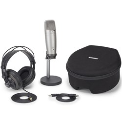 Samson C01U Pro Podcasting Pack USB Studio Condenser Mic w/ Accessories