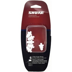 Shure EATFL1 Triple Flange Sleeves for SE Series (6 Pack)