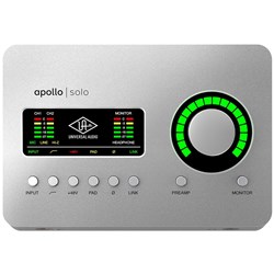 Universal Audio Apollo Solo Thunderbolt 3 Audio Interface
