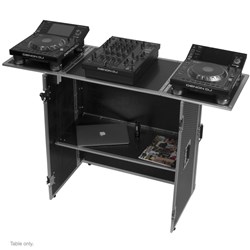 UDG Ultimate Fold Out DJ Table w/ Wheels (Silver)