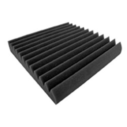 Wave Panels Thick Tiles Acoustic Treatment - 600mm x 600mm x 100mm (4 Pack)